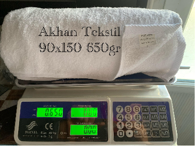 90X150 650 GR BEYAZ OTEL BANYO HAVLUSU